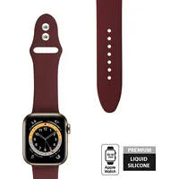 Crong Pasek Liquid Band - Apple Watch 38/40 mm bordowy Crg-40Lqb-Bdx