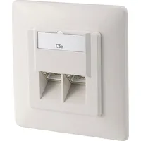 Digitus Cat 5E mod wall outlet. shield - Dn-9001-N