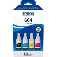 Epson Tusz L100/200 T6646 Multipack Black, Cyan, Magenta, Yellow C13T66464A