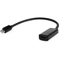 Gembird A-Mdpm-Hdmif-02 video cable adapter Mini Displayport Hdmi Type A Standard Black