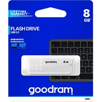 Goodram Usb flash drive Ume2 8 Gb Type-A 2.0 White Ume2-0080W0R11