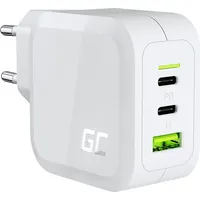 Green Cell Chargc08W mobile device charger Headphones, Netbook, Smartphone, Tablet White Ac Fast charging Indoor