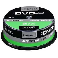 Intenso Dvd-R 4.7 Gb 16X 25 sztuk 4801154