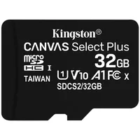 Kingston Technology Canvas Select Plus memory card 32 Gb Microsdhc Class 10 Uhs-I Sdcs2/32Gb