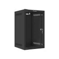 Lanberg wall-mount cabinet 10 9U 280X310, black Wf10-2309-10B