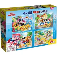Lisciani Puzzle Supermaxi 4X48 Myszka Miki 452616