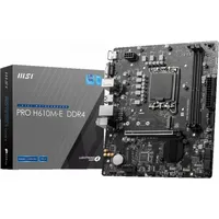 Msi Pro H610M-E Ddr4 motherboard Intel H610 Lga 1700 micro Atx 7D48-001R