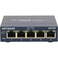 Netgear Gs105 Unmanaged Gigabit Ethernet 10/100/1000 Blue Gs105Ge