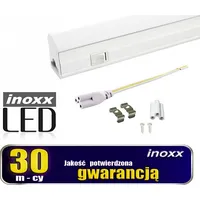 Nvox Świetlówka led liniowa t5 90Cm 14W on/off zimna 6000K lampa natynkowa zintegrowana z oprawą Art436589