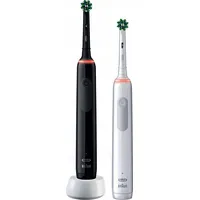 Oral-B Braun toothbrush Pro 3 3900 black / white - with 2Nd handpiece 4210201291343