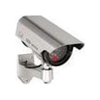 Orno Kamera Ip Atrapa kamery monitorującej Cctv, bateryjna, srebrna Or-Ak-1208/G