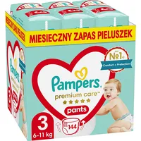 Pampers Pieluchy Premium Pants Mth rozm 3 6-11Kg 144Szt Art732619