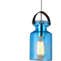 Platinet Lampa wisząca Pendant Lamp Zefir P161051 E27 Glass Blue 12X20 44018 Ppl022Bl