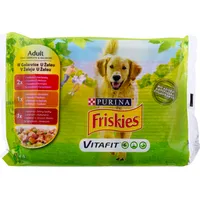 Purina Nestle Friskies Adult - Mix in jelly wet dog food 4 x100 g Art612441