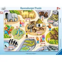 Ravensburger Childrens puzzle first counting to 5 17 pieces, frame 05233