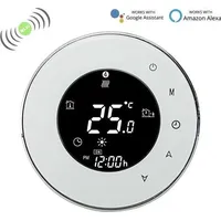 Renov8 Smart Wi-Fi Thermostat for electric floor heating - compatible 86X86 box R8-Th-6Qhew-W