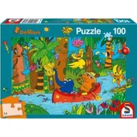 Schmidt Spiele Die Maus In the jungle, jigsaw puzzle 100 pieces 56313