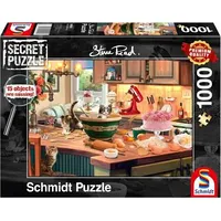 Schmidt Spiele Puzzle Pq 1000 Secret Przy kuchennym stole 408117