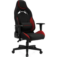 Sense7 Fotel materiałowy Vanguard czarno-czerwony 5902659841421