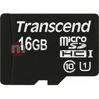 Transcend Karta Premium Microsdhc 16 Gb Class 10 Uhs-I/U1  Ts16Gusdu1