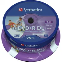 Verbatim 43667 blank Dvd 8.5 Gb DvdR Dl 25 pcs