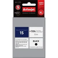 Activejet Ah-15R ink for Hp printer, 15 C6615A replacement Premium 50 ml black