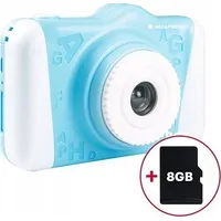 Agfaphoto Aparat cyfrowy Cam 2 Kamera Cyfrowy 12Mp Dla Dziecka  Karta 8Gb / Niebieski Sb7391