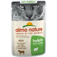 Almo Nature Hairball - wet food for adult cats beef 70G Art498959