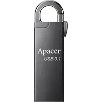 Apacer Pendrive Usb flash disk, 3.0, 64Gb, Ah15A, srebrny, Ap64Gah15Aa-1, A, z karabinkiem