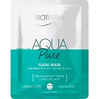 Biotherm Aqua Pure Flash Mask oczyszczająca maseczka w płachcie do twarzy 31 g 3614273010115