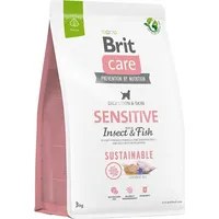 Brit Care Dog Sustainable Sensitive Insect  Fish - dry dog food 3 kg 100-172188