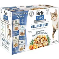 Brit Care Fillets in Jelly Flavour Box- wet cat food - 12 x 85G Art529655
