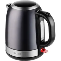 Concept Rk3252 electric kettle 1.2 L 2200 W Grey, Stainless steel