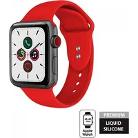 Crong Liquid Band - Pasek Apple Watch 38/40 mm Czerwony Crg-40Lqb-Red