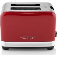 Eta Toster Eta916690030 Storio Toaster, Power 930 W, 2 slots, Stainless steel, Red