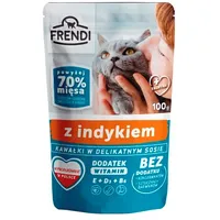 Frendi Pieces in turkey sauce - wet cat food 100 g Art766256