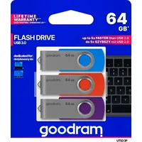 Goodram Pendrive Uts3 Usb 3.0 64Gb 3-Pack mix Uts3-0640Mxr11-3P