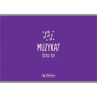 Herlitz Zeszyt do nut A5/16K muzyka poprzeczny 10Szt 440120