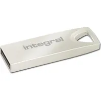 Integral 16Gb Usb2.0 Drive Arc Metal Usb flash drive Type-A 2.0 Silver Infd16Gbarc