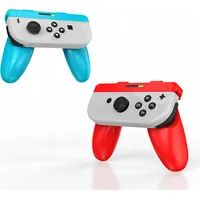 Jys 2X Handgrip Uchwyty Joy-Cony Nintendo Switch Oled / Ns226 Niebieski-Czerwony Sb6828
