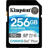 Kingston Karta Canvas Go Plus Sdxc 256 Gb Class 10 Uhs-I/U3 V30 Sdg3/256Gb