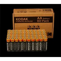 Kodak Xtralife alkaline Aa battery 60 pack 30422636