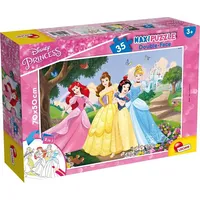 Lisciani Puzzle dwustronne maxi 35 Księżniczki Disneya 304-66704