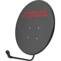 Maclean Antena satelitarna Tv System, stal fosforowana, grafit, 65Cm, Mctv-926