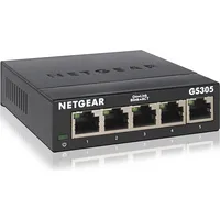 Netgear Gs305 Unmanaged L2 Gigabit Ethernet 10/100/1000 Black Gs305-300Pes