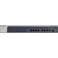Netgear Xs508M Unmanaged 10G Ethernet 100/1000/10000 Grey, Silver Xs508M-100Eus