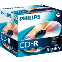 Philips Cd-R 700 Mb 52X 10 sztuk Cr7D5Nj10/00