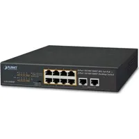 Planet Gsd-1008Hp network switch Unmanaged Gigabit Ethernet 10/100/1000 Power over Poe 1U Blue