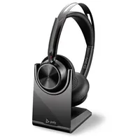 Poly Voyager Focus 2 Uc Headset Wired  Wireless Head-Band Office/Call center Usb Type-A Bluetooth Charging stand Black 213727-02