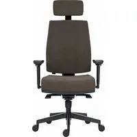 Powerton Krzesło biurowe Ergonomiczny fotel biurowy Jana, Szary Art616780